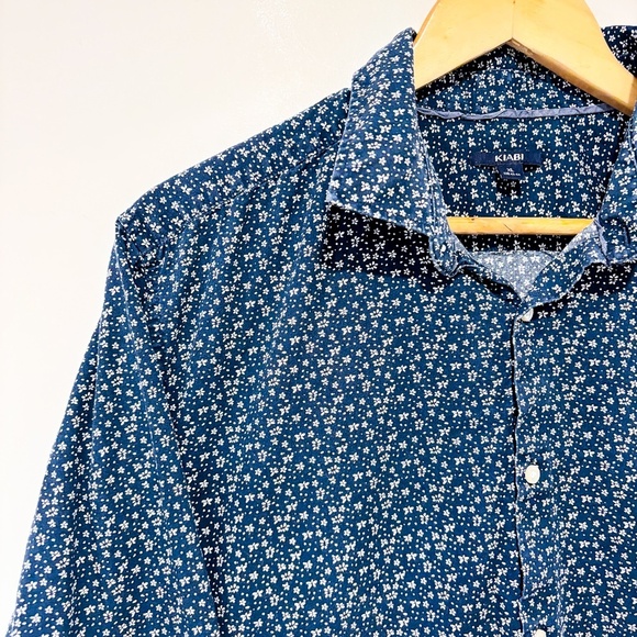 KIABI Blue floral shirt - Picture 2 of 9